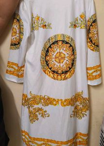 Versace Style Duster Coat