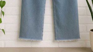 Light Wash Wide Leg Jeans