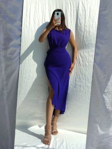 Bodycon Slit Maxi Dress