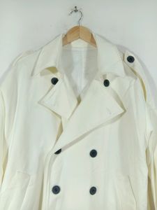 Off White Casual Overcoat (Women&#39;s)