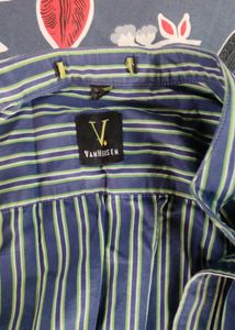 Blue Striped Shirt For Men