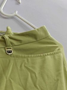 Green Casual Pants