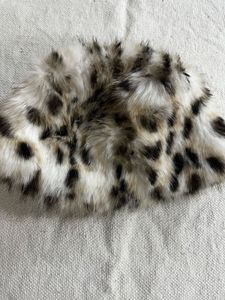 Animal Print Faux Fur fluffy hat