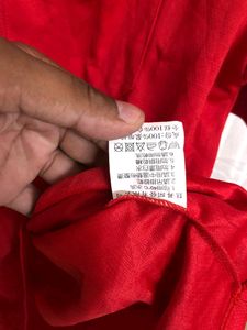 Red Short Sleeve Polo T shirt