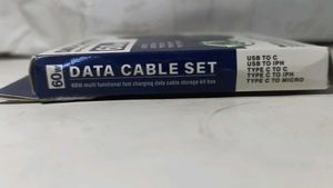60W Multifunctional Data Cable Set