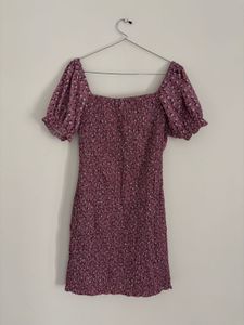 Floral Print Mini Dress