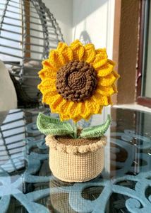 Crochet Flower Pot