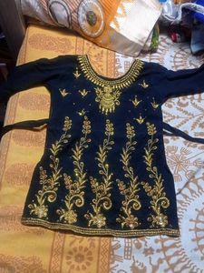 kurti plazo Set For Baby Girl