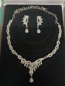 Sparkling Necklace & Earrings Set