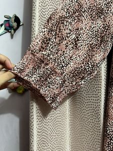 Printed Midi Dress And Ajio Dres