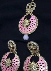 Maangtika And Earrings