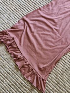 Cute Tie Strap Ruffle Mini Dress