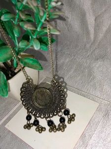 Boho Necklace &amp; &#39;Happy&#39; Hair Clip