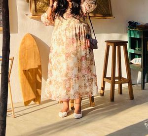 Floral Print Midi Dress