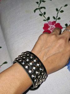 Studded Leather Bracelet