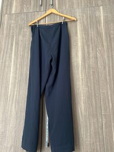 Navy Blue Wide Leg Pants