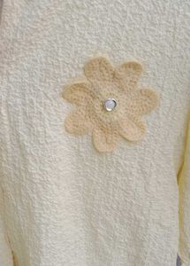 Elegant Yellow Floral top