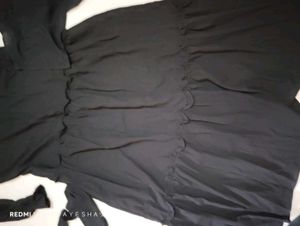 Black  Abaya With Hijab , Niqab , Belt