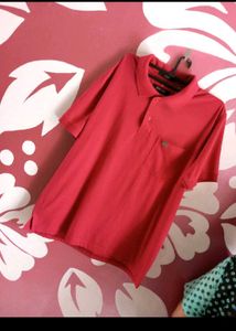 Red Short Sleeve Polo Shirt