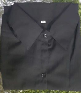 Classic Black Shirt For Women 3xl Size