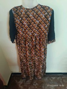xxl Elegant Printed Dress