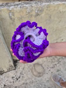 Crochet Scrunchie- Set Of 1