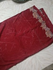 Floral Print Saree