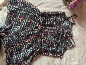 Floral Print Romper
