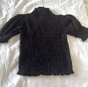 Smocked Puff Sleeve Top