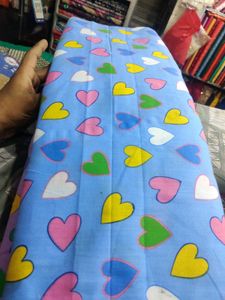 Heart Print Pure Cotton Fabric