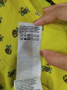 Bee Printed Casual Funky Top