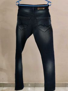 Dark Wash Denim Jeans (Blue)