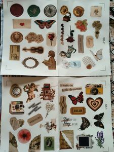 Vintage Scrapbook Stickers