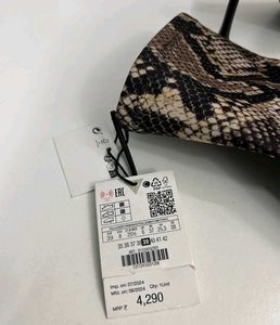 zara animal print ankle boots