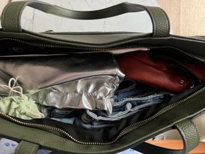 Accessorize Olive Green Tote Bag