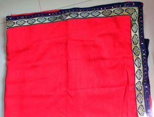 Beautiful Saree In Combination
