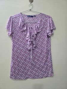 Purple Casual Top