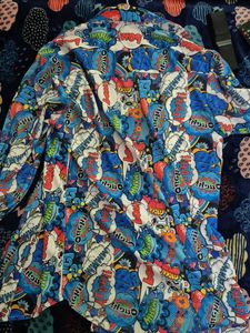 Funky Graphic Print Shirt