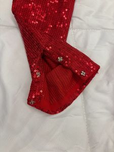 Sequin Mini Red Dress