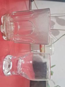 Two Unique Drinking Glasses