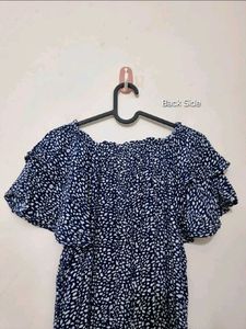 Blue Print Maxi Dress