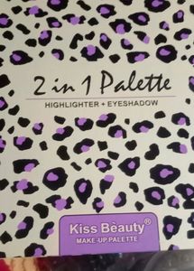 2 in 1 Palette  Highlighter +Eyeshadow