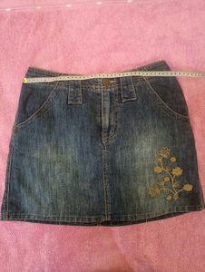 Vintage Denim Skort