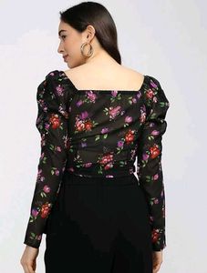 Floral Sheer Top