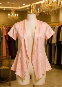🇳🇿💫♥️ Pink Peplum Jacket Satin