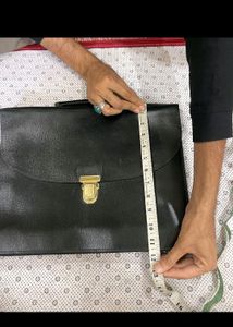 Original Leather Fire Tested Laptop Cum Office Bag
