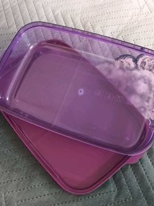 Purple Plastic Food Storage Container