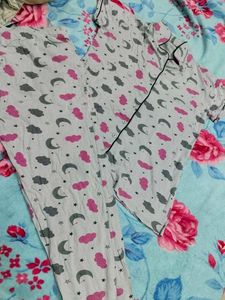 Cute Moon &amp; Cloud Pajama Set