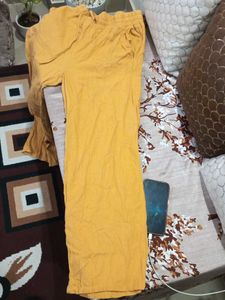 Mustard Casual Pants