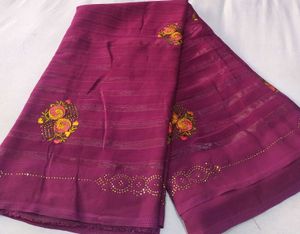 Elegant Pink Saree Sale New